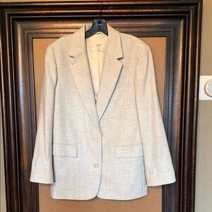 Wilfred Sophia 2 Button Single Breasted Blazer Heather light gray